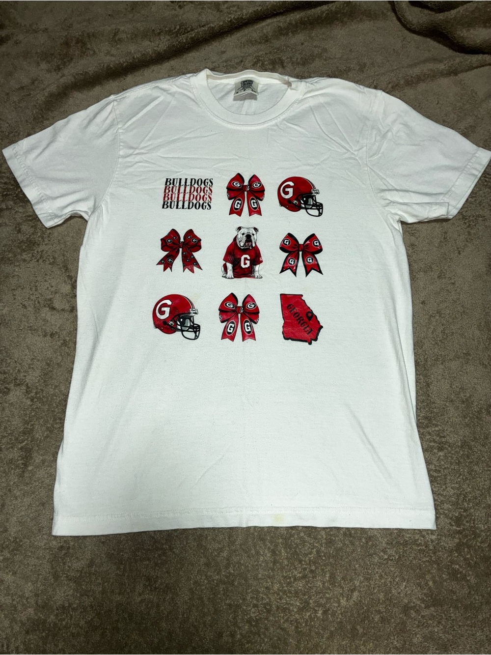 Comfort Colors Georgia Bulldogs Graphic Tee